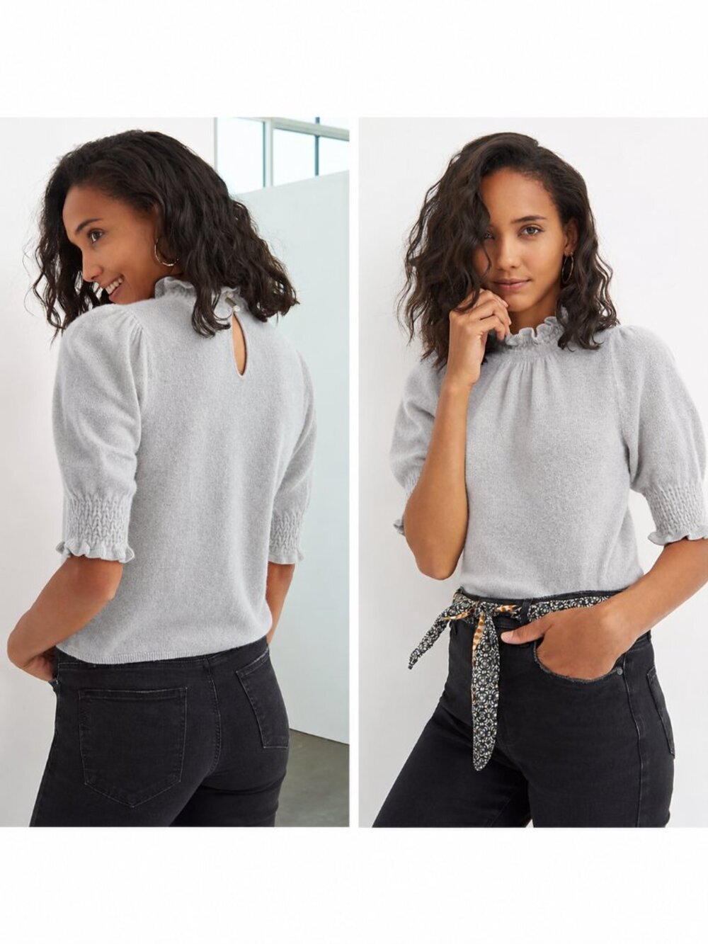 Anthropologie Karine Cashmere Top